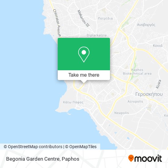 Begonia Garden Centre map