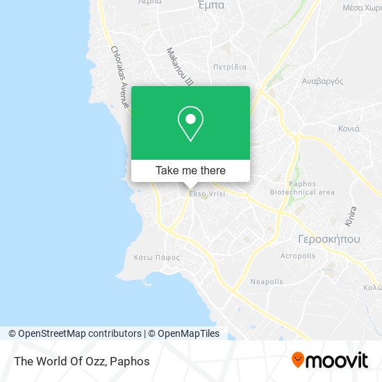 The World Of Ozz map