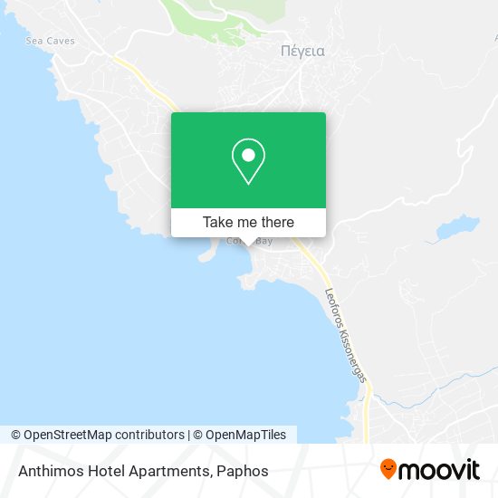 Anthimos Hotel Apartments map