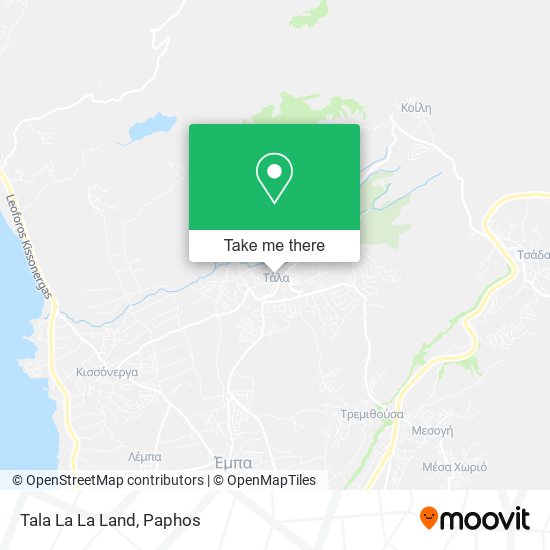 Tala La La Land map