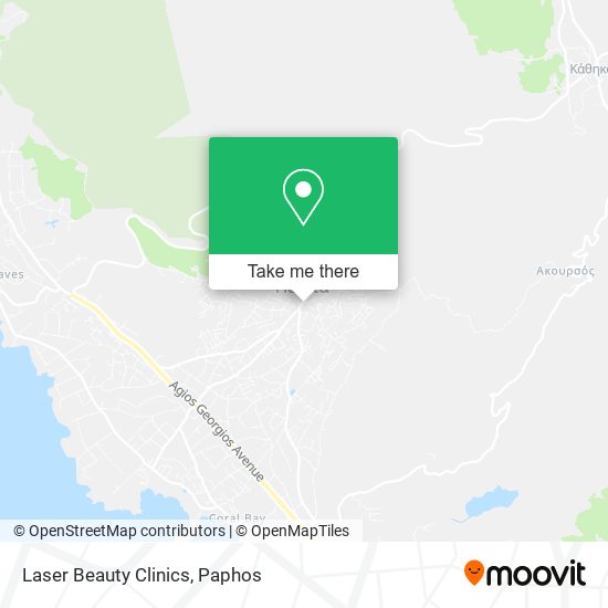 Laser Beauty Clinics map