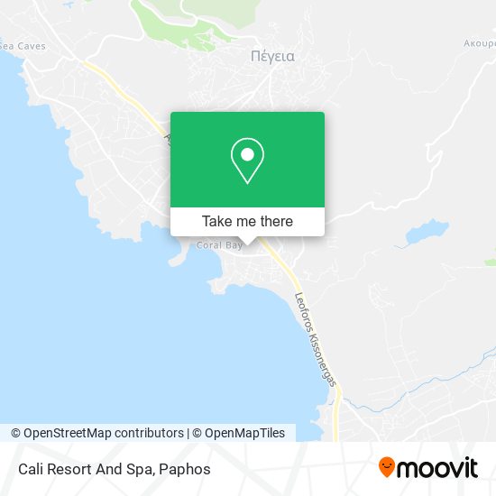 Cali Resort And Spa map