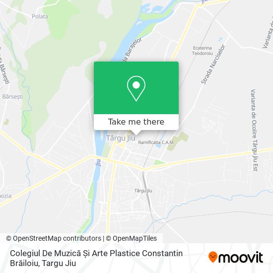 Colegiul De Muzică Și Arte Plastice Constantin Brăiloiu map