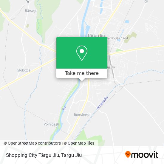 Shopping City Târgu Jiu map