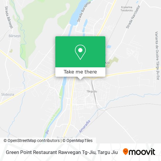 Green Point Restaurant Rawvegan Tg-Jiu map