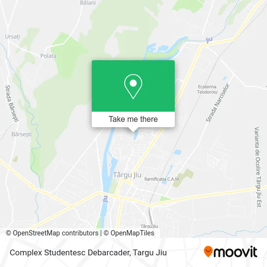 Complex Studentesc Debarcader map