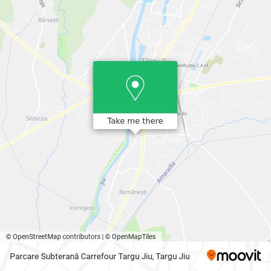 Parcare Subterană Carrefour Targu Jiu map