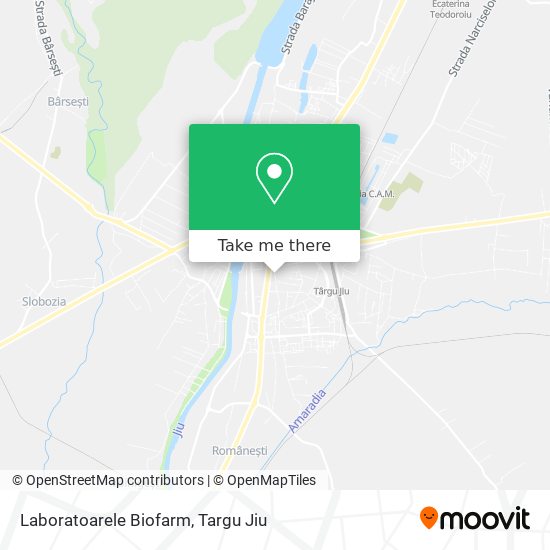 Laboratoarele Biofarm map