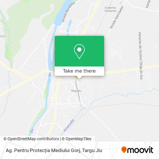 Ag. Pentru Protecția Mediului Gorj map