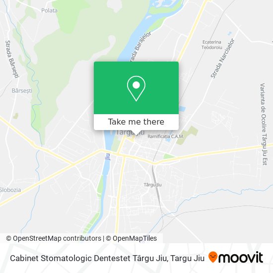 Cabinet Stomatologic Dentestet Târgu Jiu map
