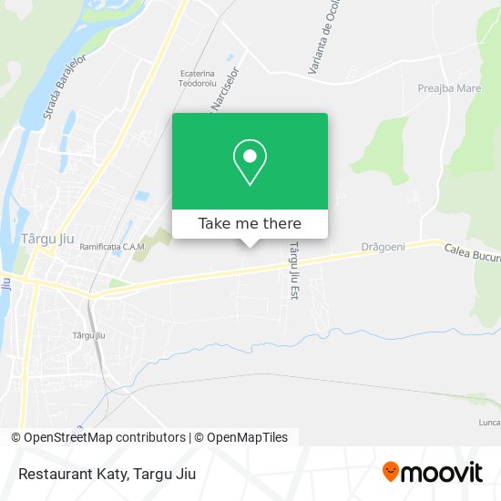 Restaurant Katy map