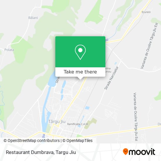 Restaurant Dumbrava map