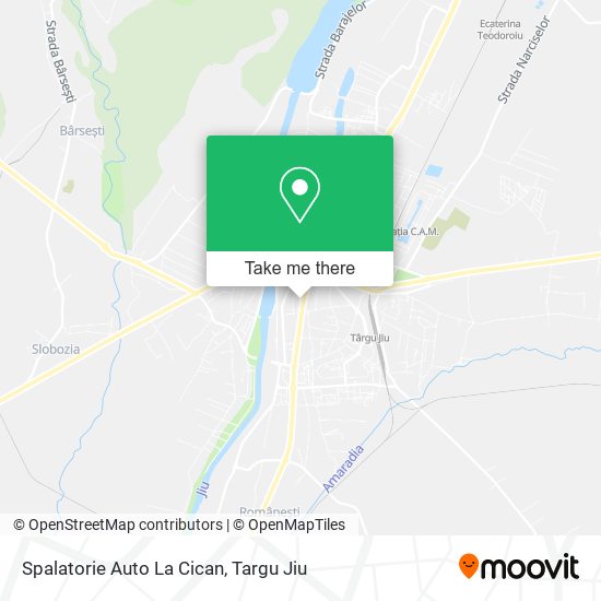 Spalatorie Auto La Cican map