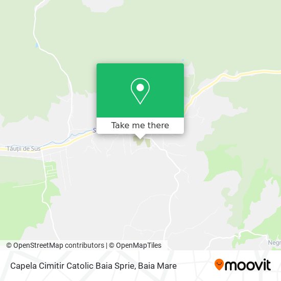 Capela Cimitir Catolic Baia Sprie map