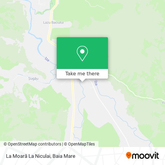 La Moară La Niculai map