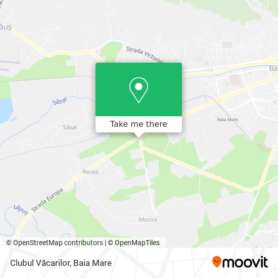 Clubul Văcarilor map