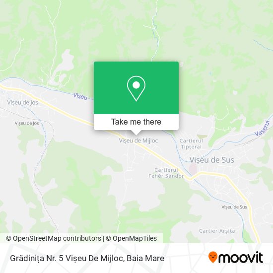 Grădinița Nr. 5 Vișeu De Mijloc map