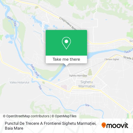 Punctul De Trecere A Frontierei Sighetu Marmației map