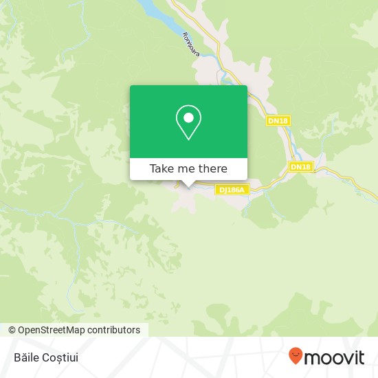 Băile Coștiui map
