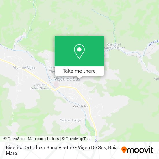 Biserica Ortodoxă Buna Vestire - Vișeu De Sus map