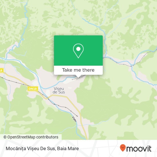 Mocănița Vișeu De Sus map