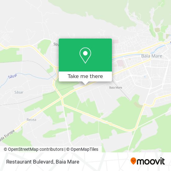 Restaurant Bulevard map