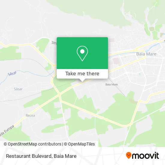 Restaurant Bulevard map
