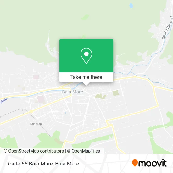Route 66 Baia Mare map