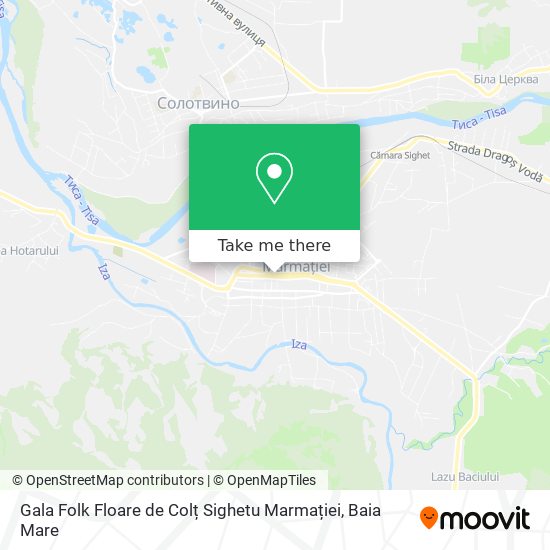 Gala Folk  Floare de Colț  Sighetu Marmației map