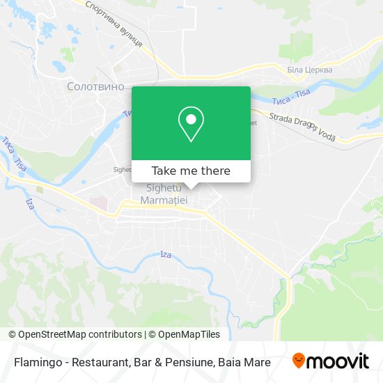 Flamingo - Restaurant, Bar & Pensiune map