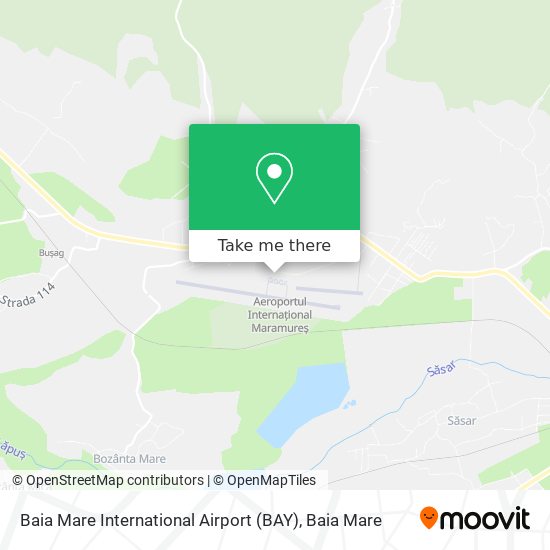 Baia Mare International Airport (BAY) map