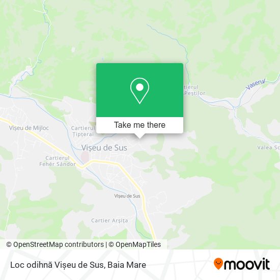 Loc odihnă Vișeu de Sus map