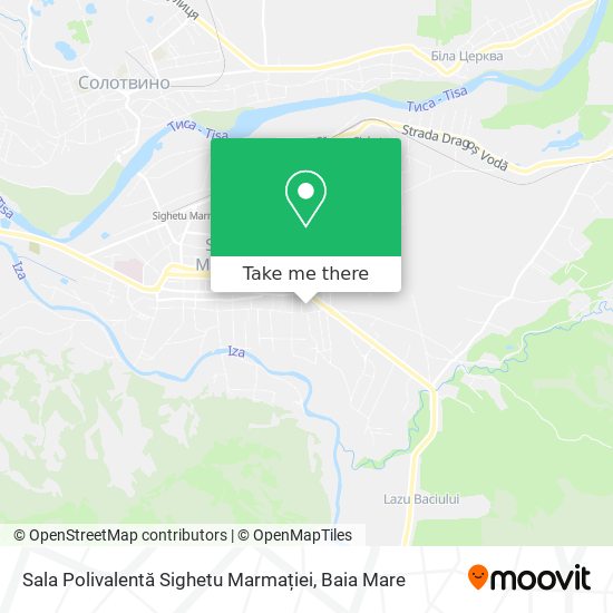 Sala Polivalentă Sighetu Marmației map