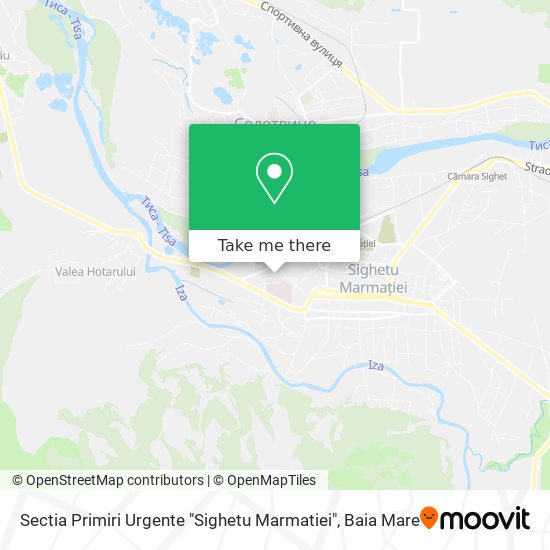 Sectia Primiri Urgente "Sighetu Marmatiei" map