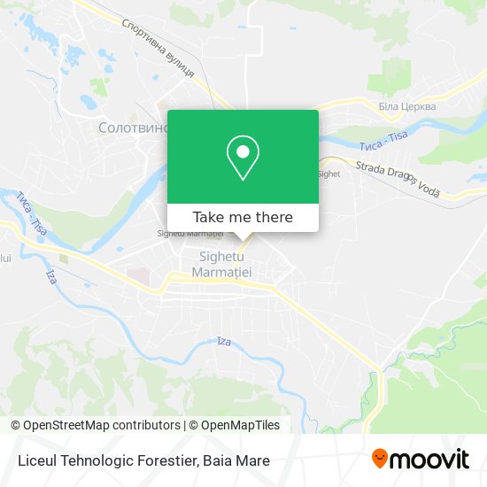 Liceul Tehnologic Forestier map