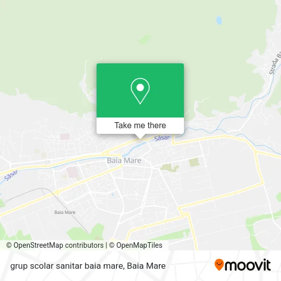 grup scolar sanitar baia mare map