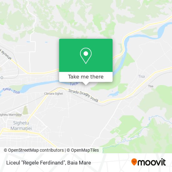 Liceul "Regele Ferdinand" map