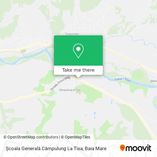 Școala Generală Câmpulung La Tisa map