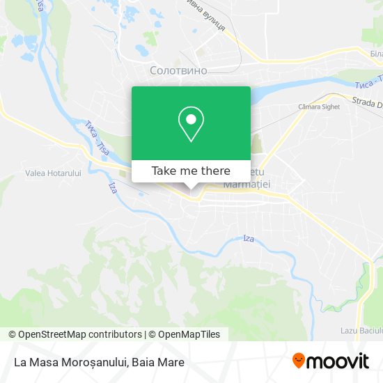 La Masa Moroșanului map