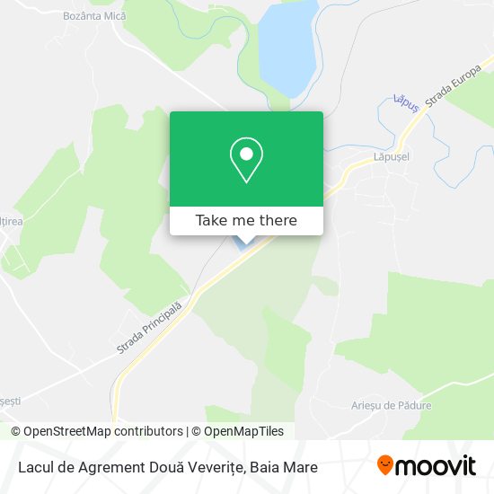 Lacul de Agrement Două Veverițe map