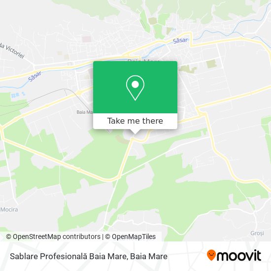 Sablare Profesională Baia Mare map