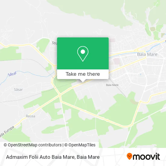 Admaxim Folii Auto Baia Mare map