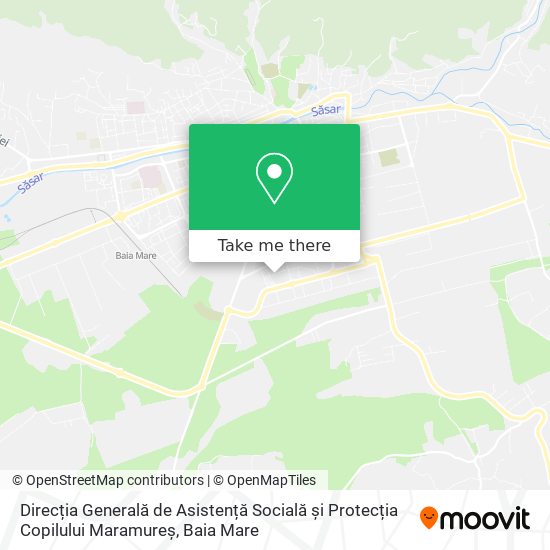 Direcția Generală de Asistență Socială și Protecția Copilului Maramureș map