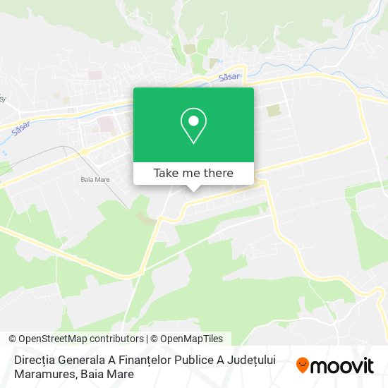 Direcția Generala A Finanțelor Publice A Județului Maramures map