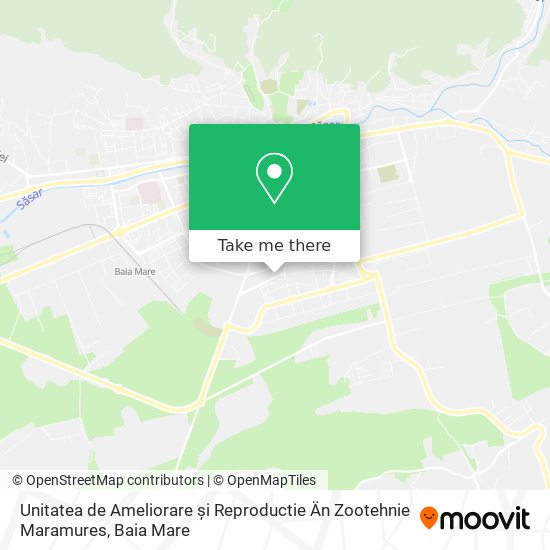 Unitatea de Ameliorare și Reproductie Än Zootehnie Maramures map