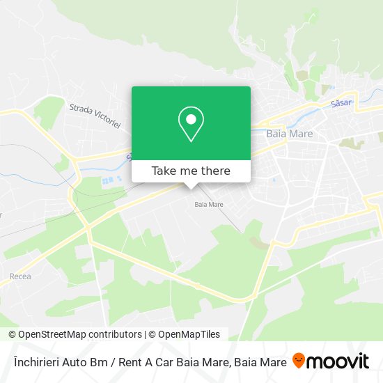 Închirieri Auto Bm / Rent A Car Baia Mare map