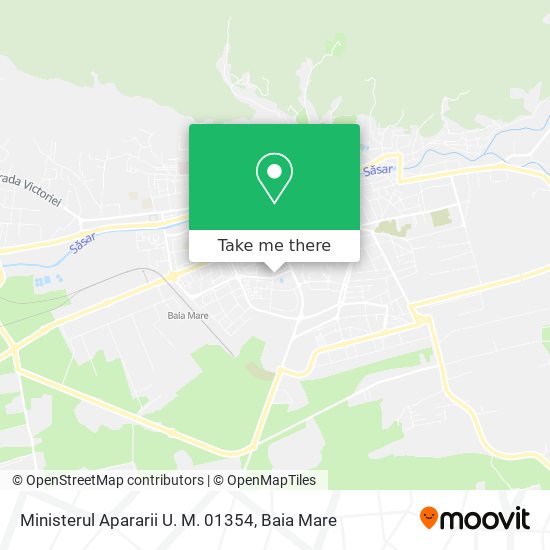 Ministerul Apararii U. M. 01354 map