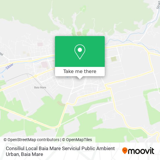 Consiliul Local Baia Mare Serviciul Public Ambient Urban map