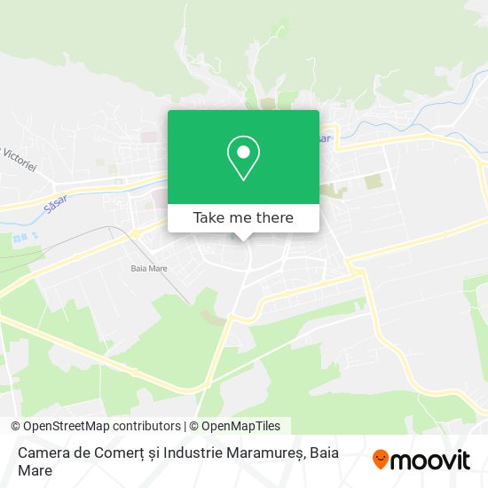 Camera de Comerț și Industrie Maramureș map