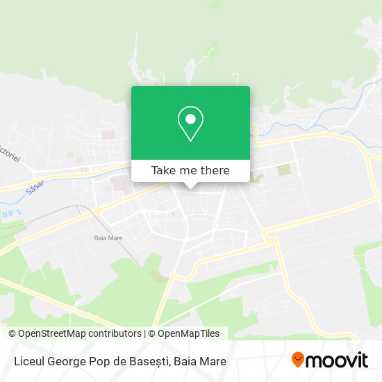 Liceul George Pop de Basești map